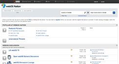 Desktop Screenshot of forums.webosnation.com